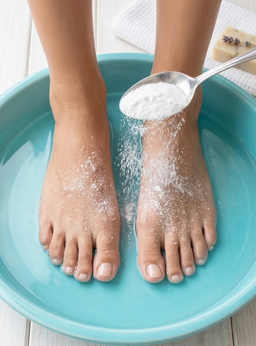 베이킹 소다 족욕은 탈취에는 도움이 될 수 있지만 반복 사용은 주의가 필요합니다