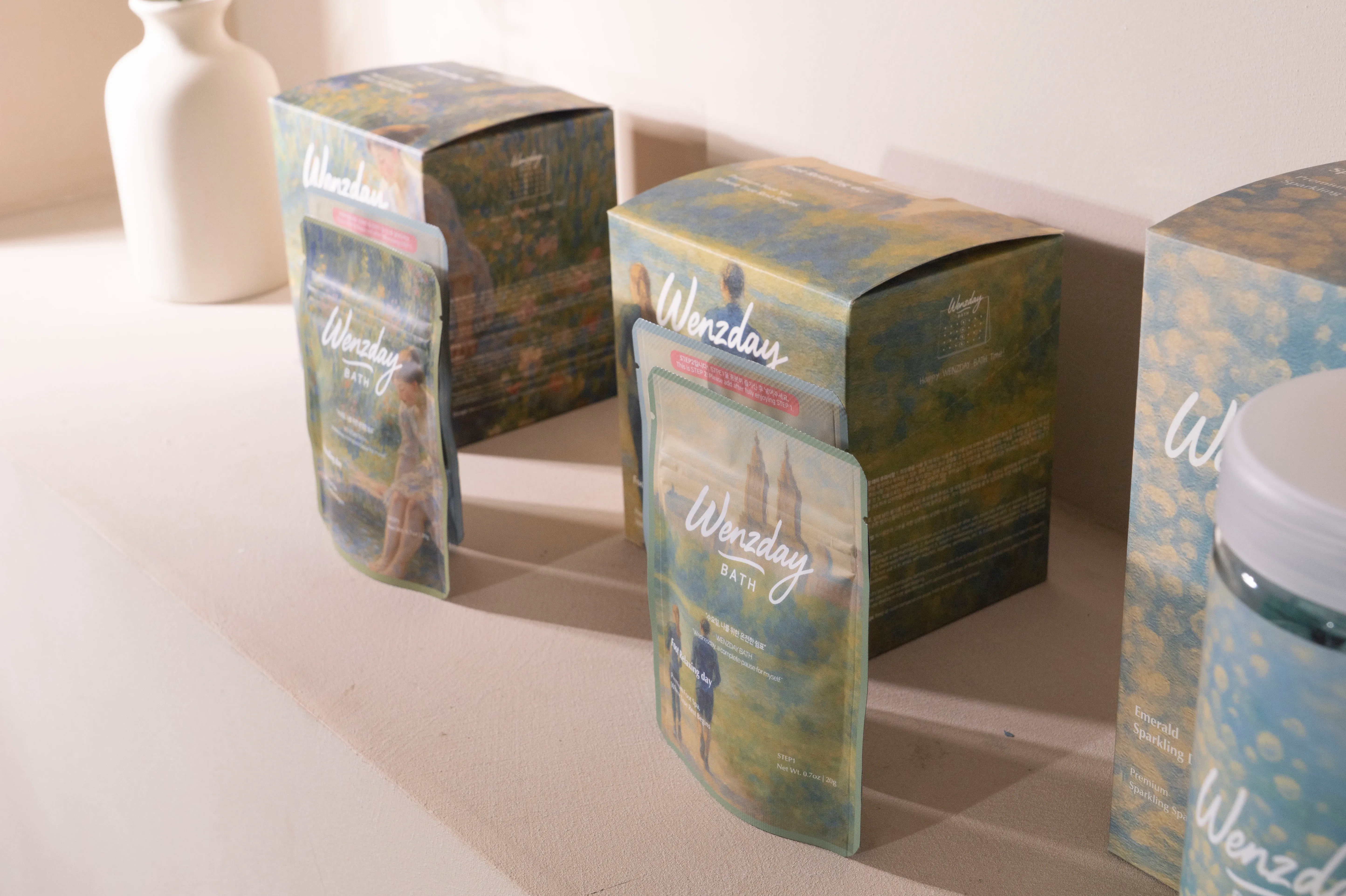 풋 힐링 데이와 풋 릴렉싱 데이 슬러쉬 젤